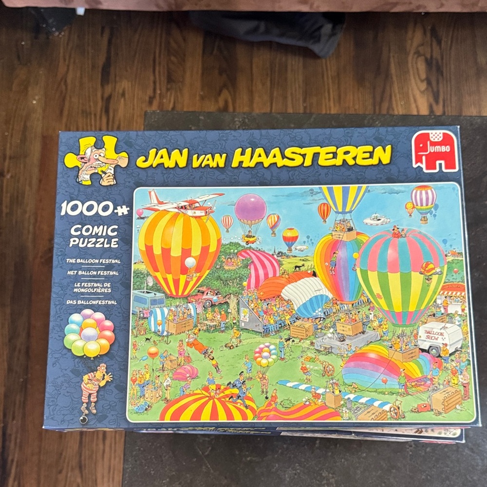 Jan van Haasteren Comic Puzzle 1000+ Pieces - The Balloon Festival
